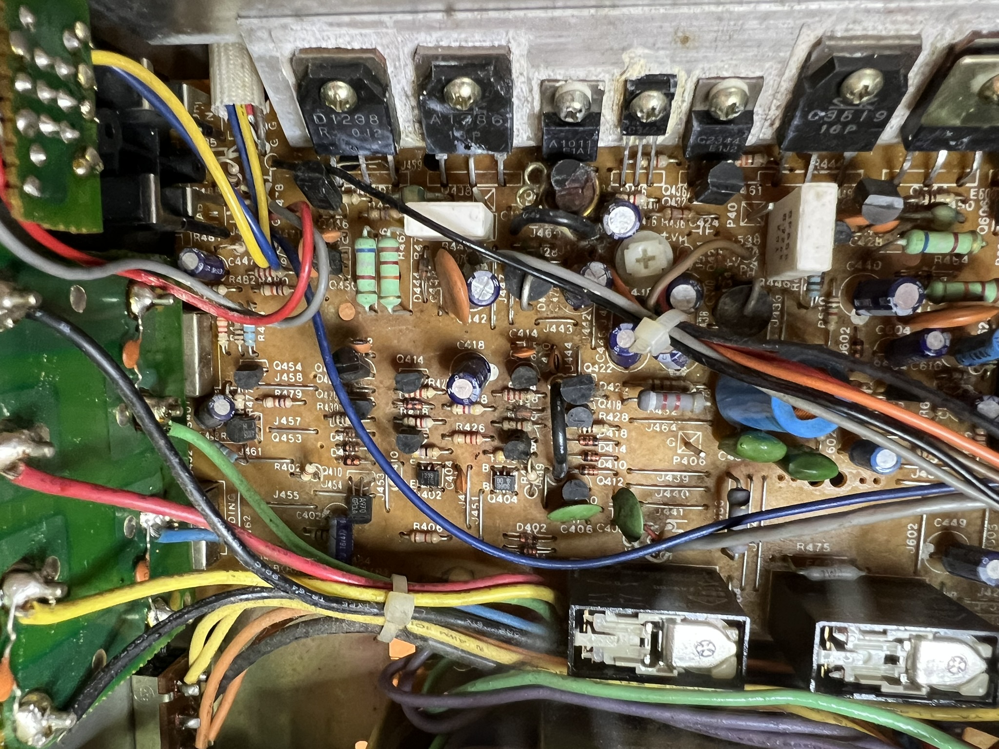 Linker Kanal mit Originalbestückung